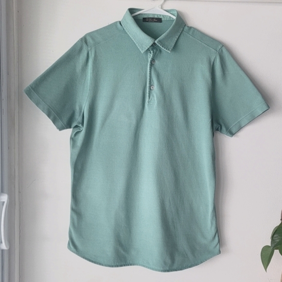Loro Piana Cotton Pique Polo Shirt Green Size L